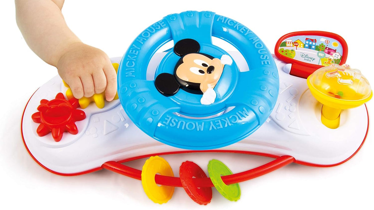 Clementoni Baby Mickey Stroller Steering Wheel