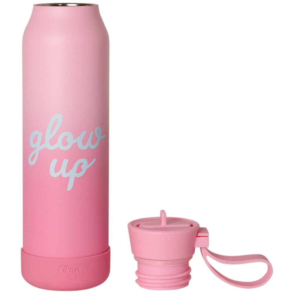 Citron Stainless Steel Water Bottle 500ml - Pink Glowup