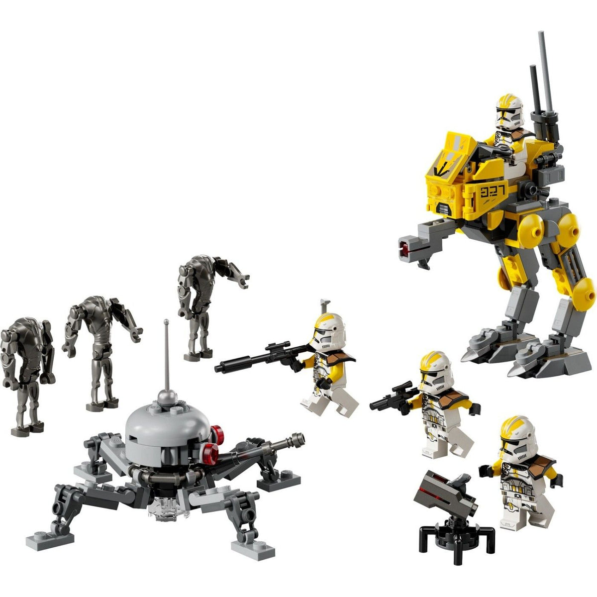 LEGO Star Wars 327th Star Corps Clone Troopers Battle Pack Building Play Set, For Age 7+ Years