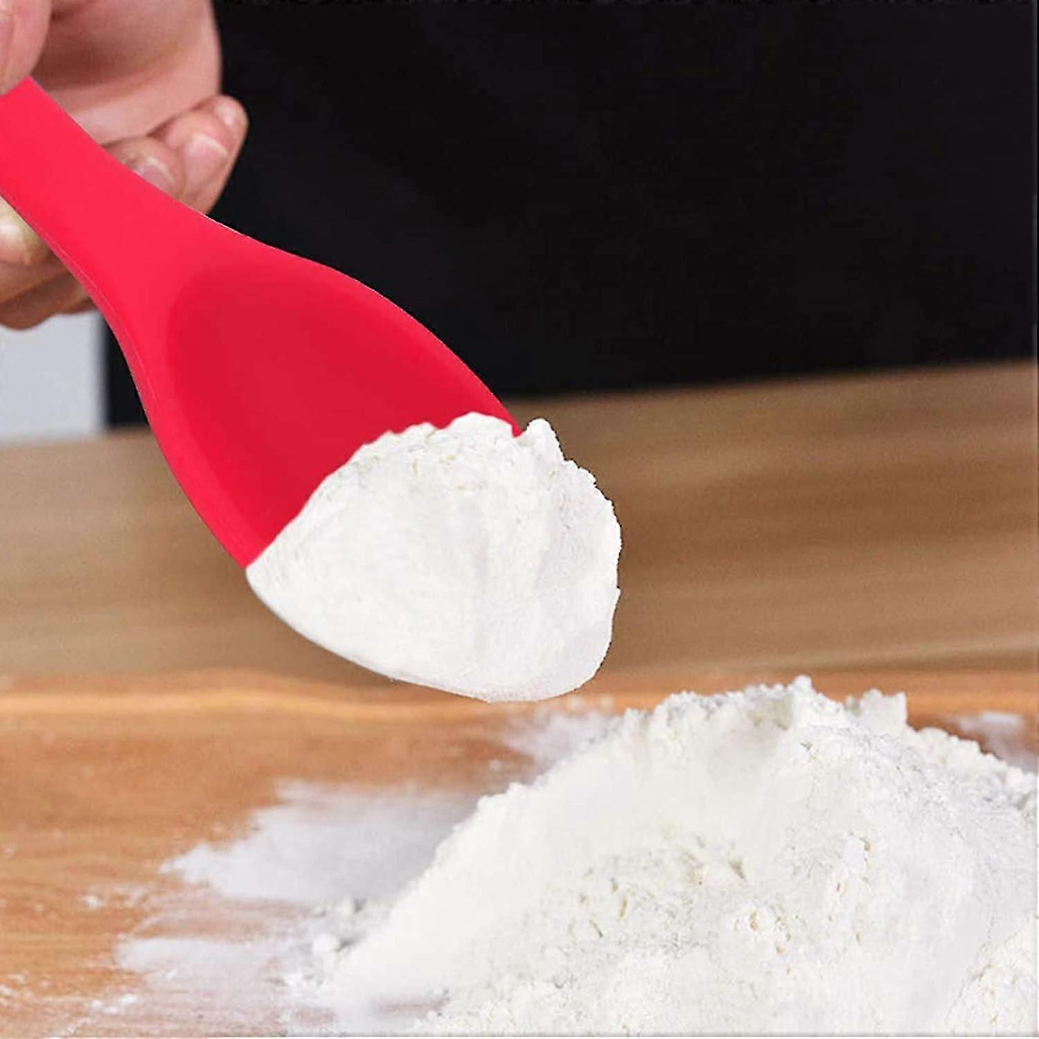 Set of 2 Silicone Nonstick Heat Resistant Cooking Spoons