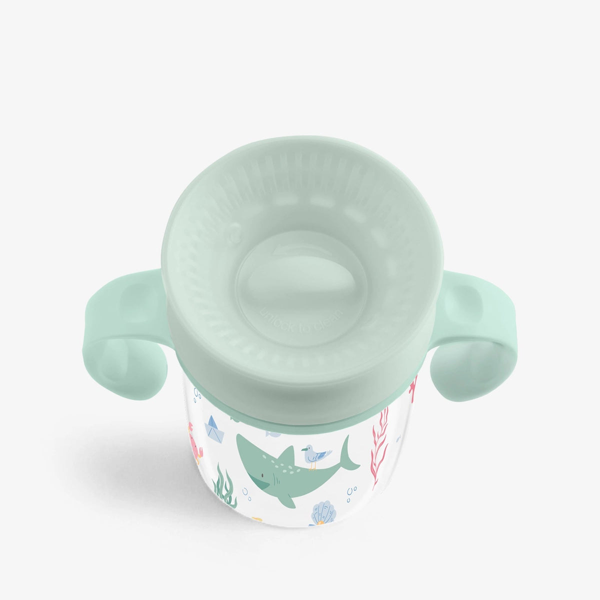 360 Drinking Cup 300ml Deep Sea Mint-Kikkaboo
