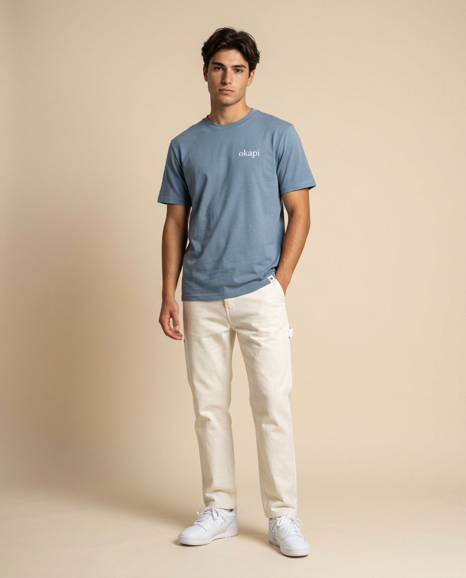 Okapi Blue Striped Legacy T-Shirt