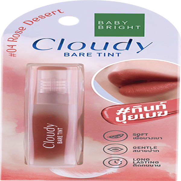 CLOUDY BARE TINT 2.6G BABY BRIGHT (M) #04 ROSE DESERT
