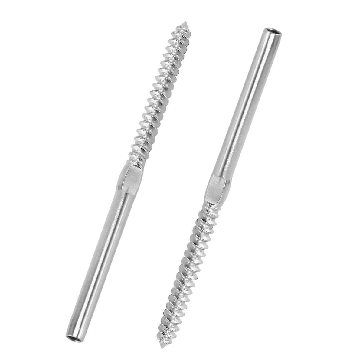30 Pairs Hand Thread Screws 1/8" Cable Railing for Wood Deck & Stair