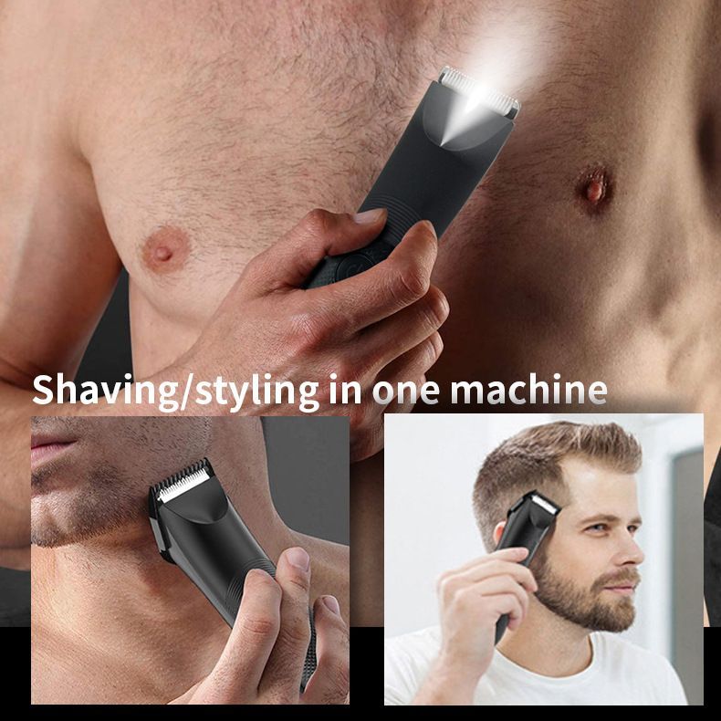 Men's Waterproof Body Hair Grooming Kit
