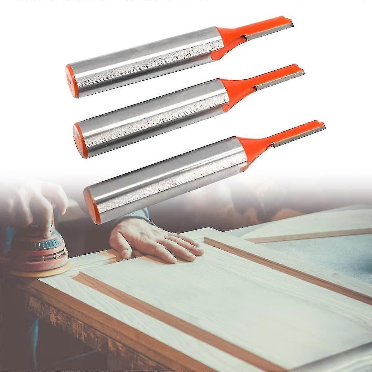Router Bit Set Straight Grooving Cutter for Woodworking Tools