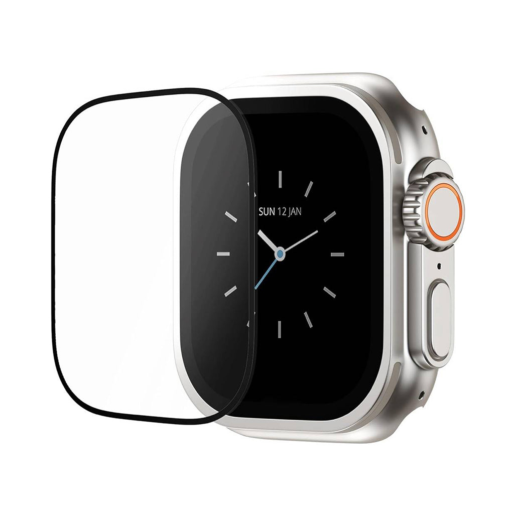 Blupebble Graphene Rock Series Tempered Glass Screen Protector for Apple Watch 49mm