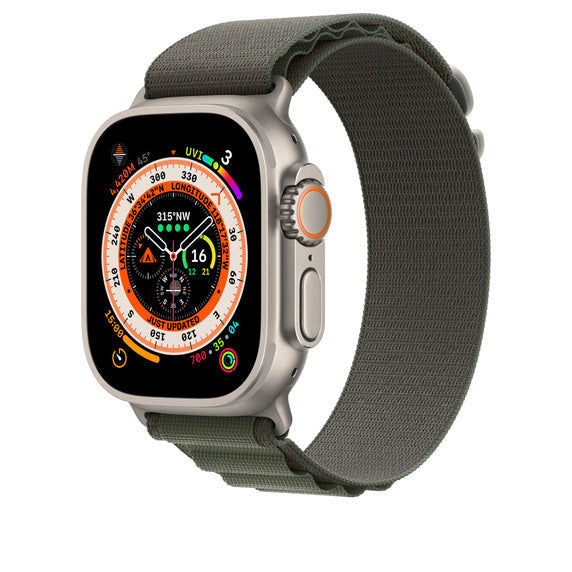 Ultra GPS + Cellular, 49mm Titanium Case with Alpine Loop -Large