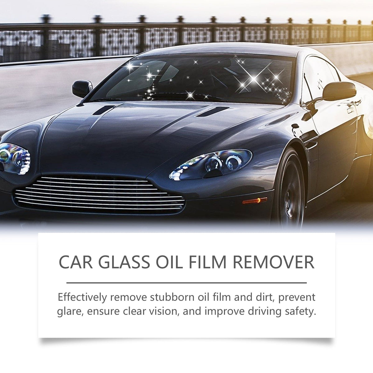 Automotive Glass Coating Paste, Cleaning and Decontamination, Waterproof, Rainproof, Windshield Cleaner ,1set