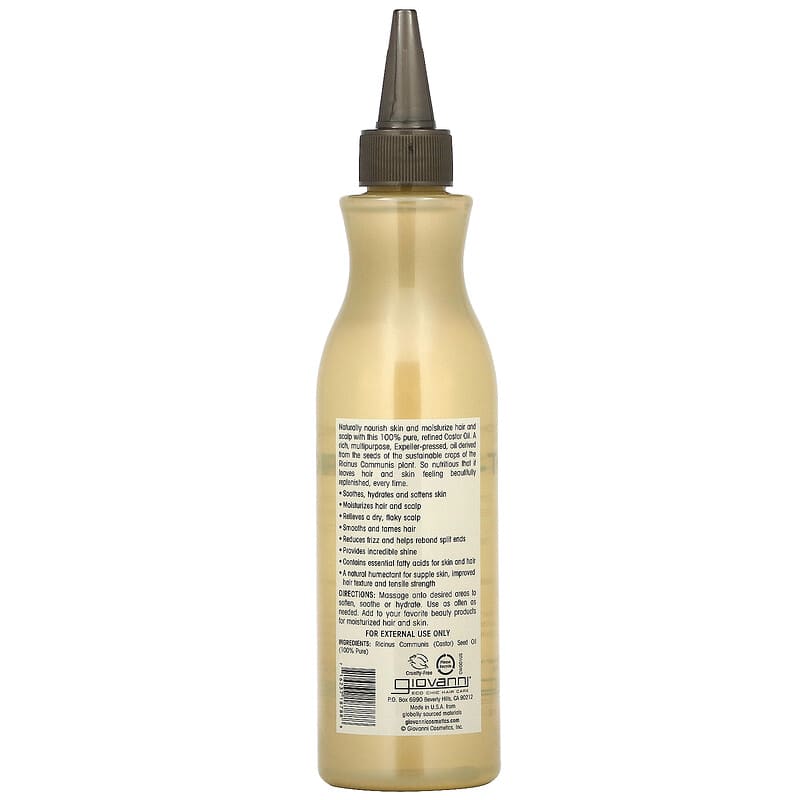 Giov 100% Pure Castor Oil 8.5Fl.Oz