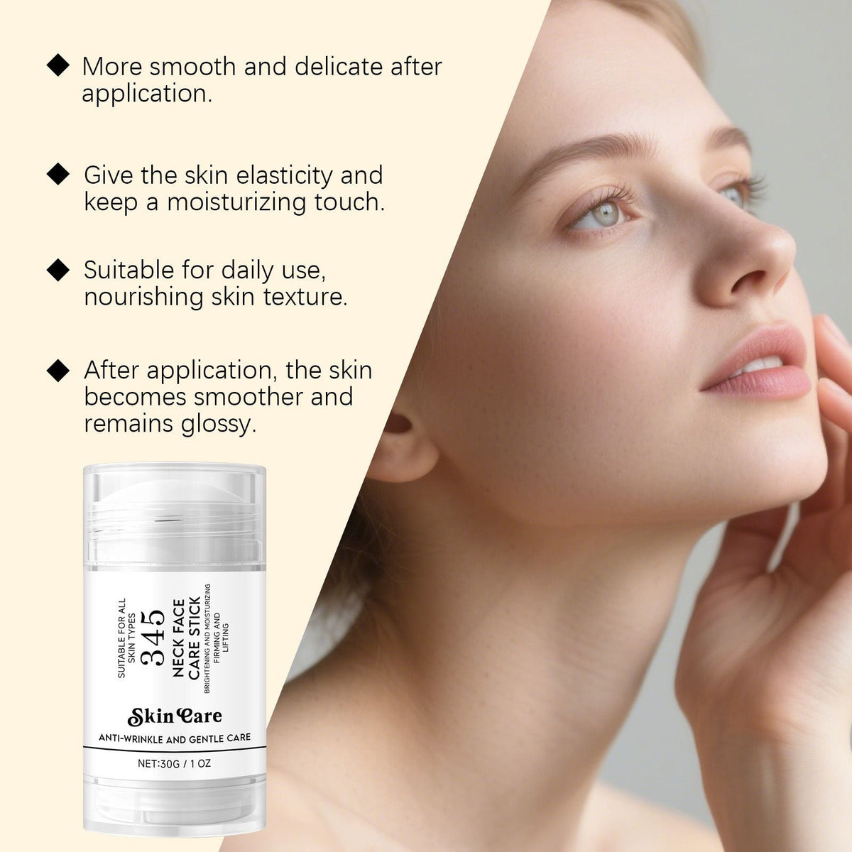 Neck Care Cream Stick Moisturizing Balm 30g