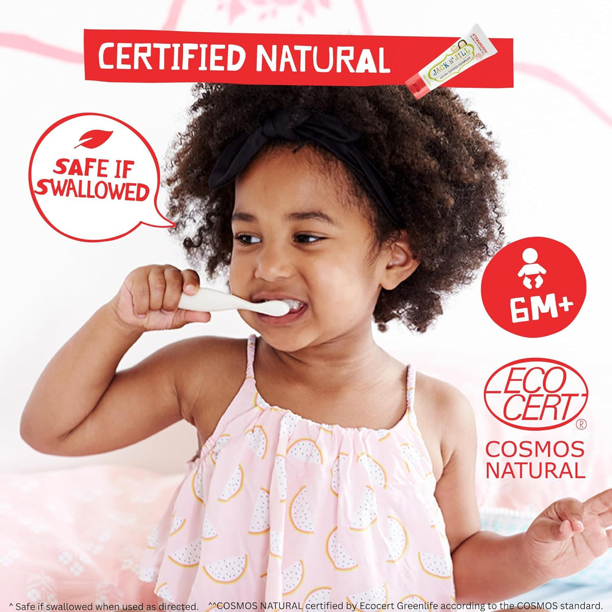 Jack N' Jill Natural Certified Toothpaste - Blackcurrant 50g
