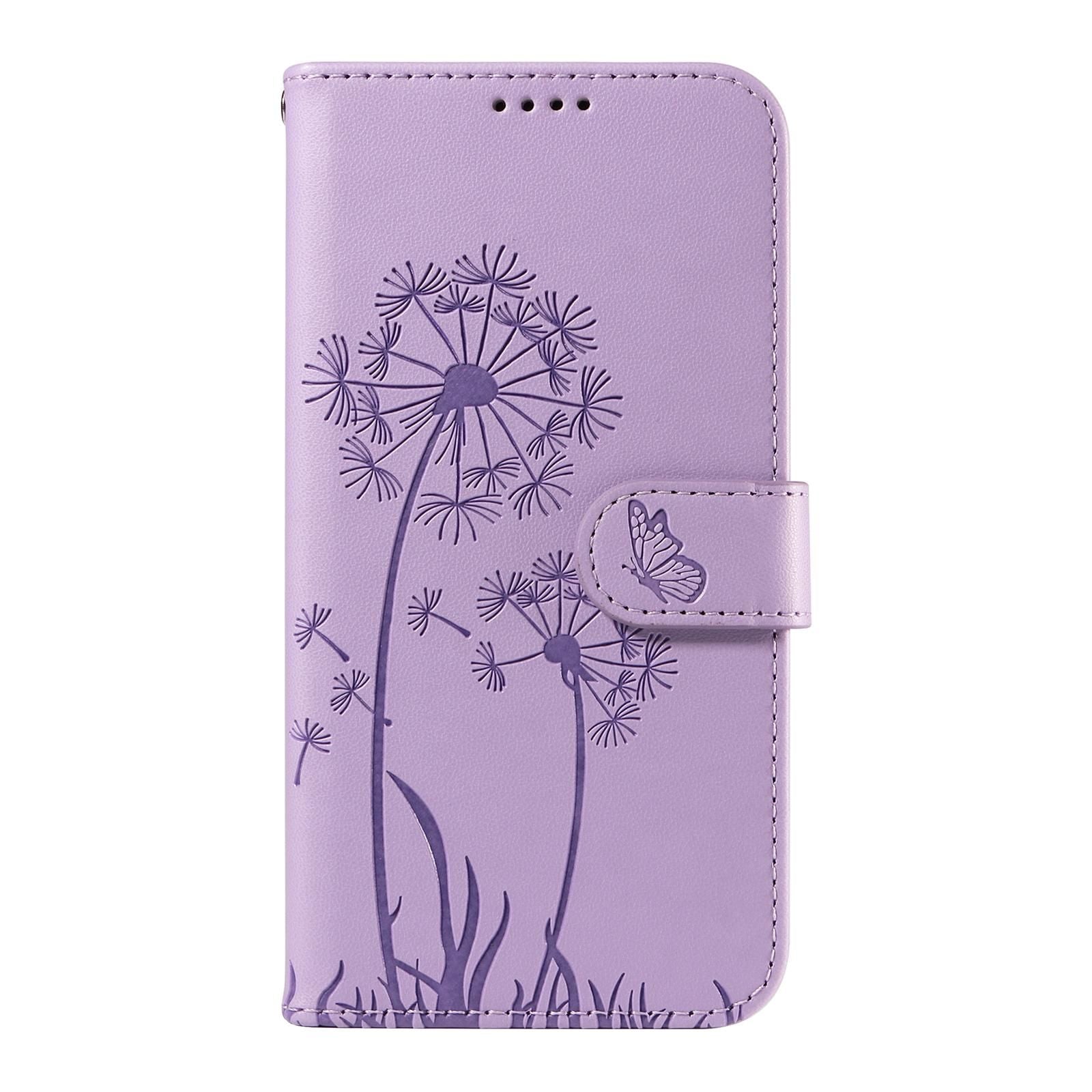 Dandelion Embossed Leather Case For OnePlus 13R 5G Global