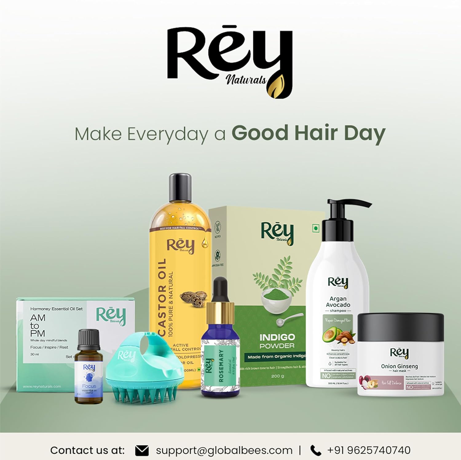 Rey Naturals Pure & Natural Sweet Almond oil - Virgin & Cold pressed 200 ml