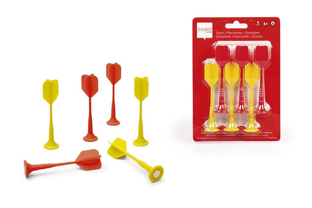 Magnetic Dart Pins - Red and Yellow