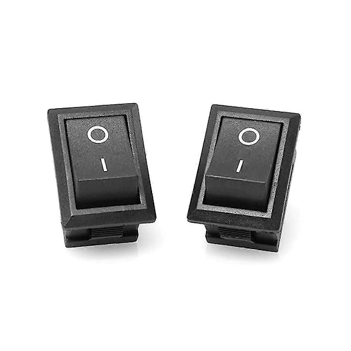Embedded Wire Switch Black Duplex Switch Straight-through Rocker Switch Suitable For Dual-control D