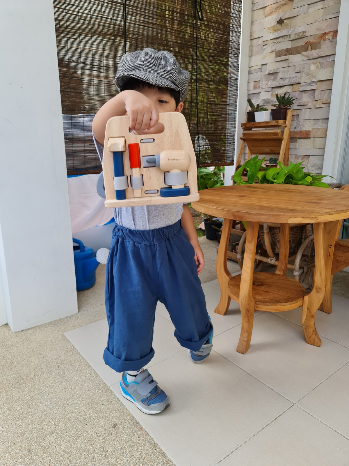 PlanToys Handy Carpenter Set — Wooden Tool Set