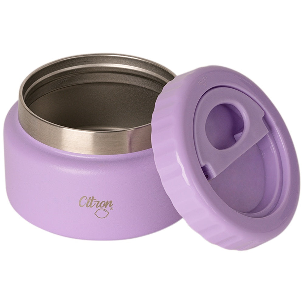 Citron Food Jar Insulated Stainless Steel 250ml - Purple