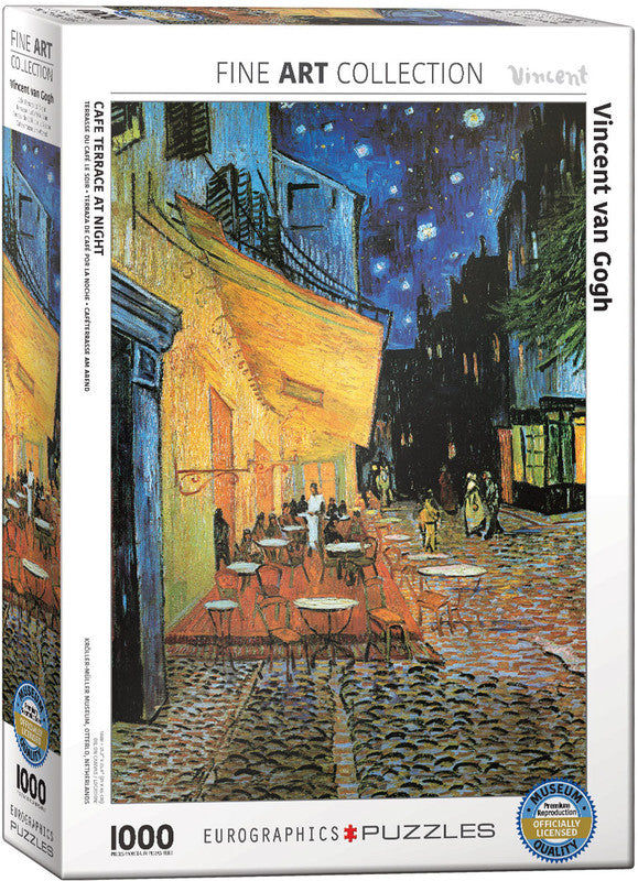 CafÃ© Terrace at Night by Vincent van Gogh 1000-Piece Puzzle
