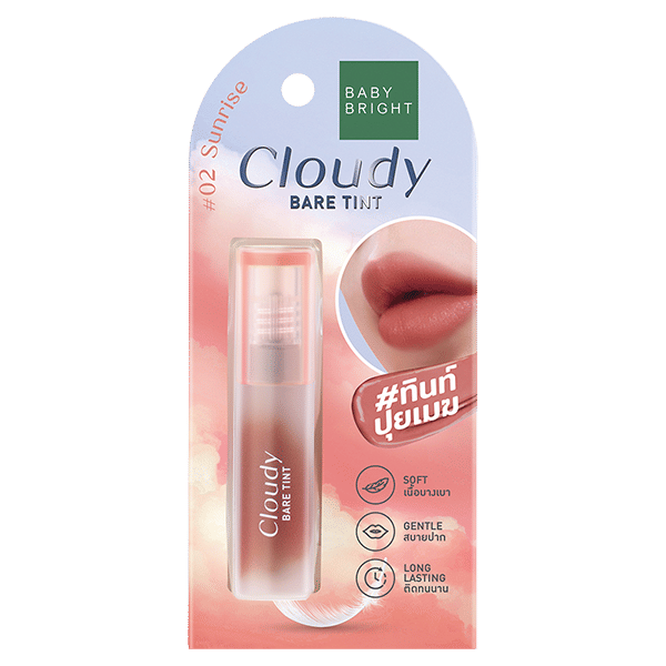 CLOUDY BARE TINT 2.6G BABY BRIGHT (M) #02 SUNRISE