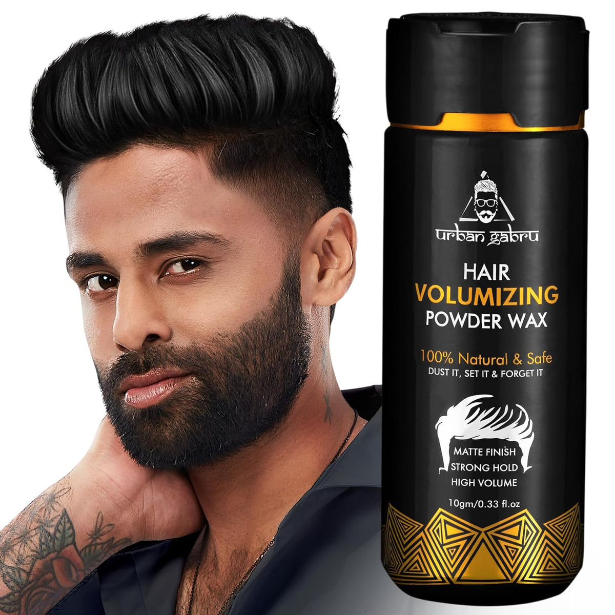 Urban Gabru Hair Volumizing Powder Wax strong hold | Matte Finish 10g