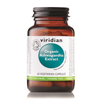 Viridian Organic Ashwagandha Extract 60 Veg Caps