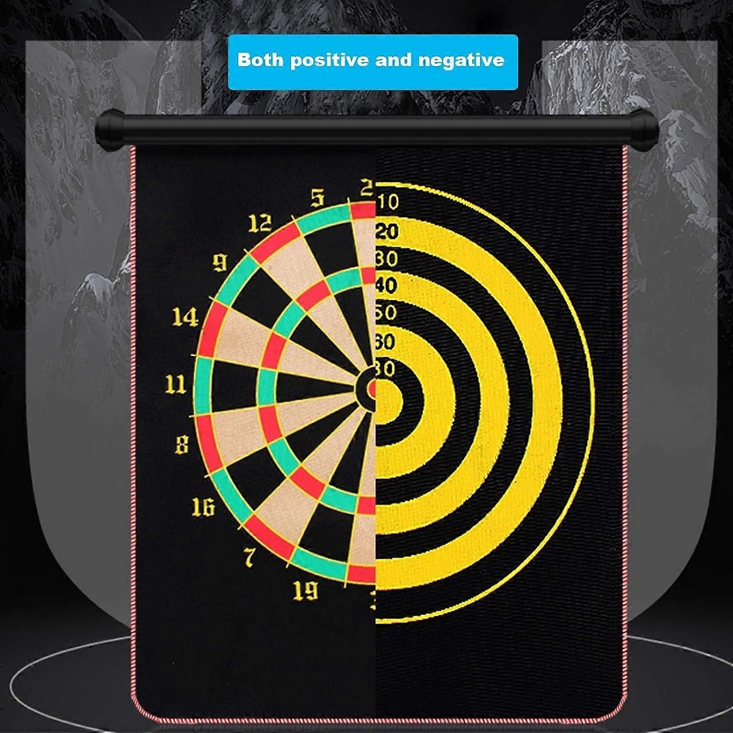 Magnetic Roll-Up Dartboard Set