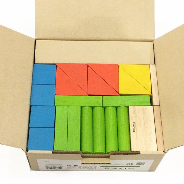 PlanToys Colorful 40 Unit Blocks