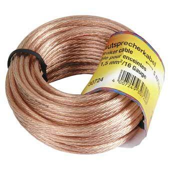 HAMA 30725 LOUDSPEAKER CABLE 2 X 1.5 MM², 10 M