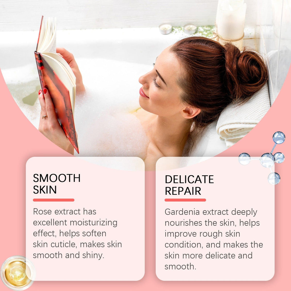 Christmas Bath Ball Set, Body Cleansing, Moisturizing, Relaxing Fragrance ,120g