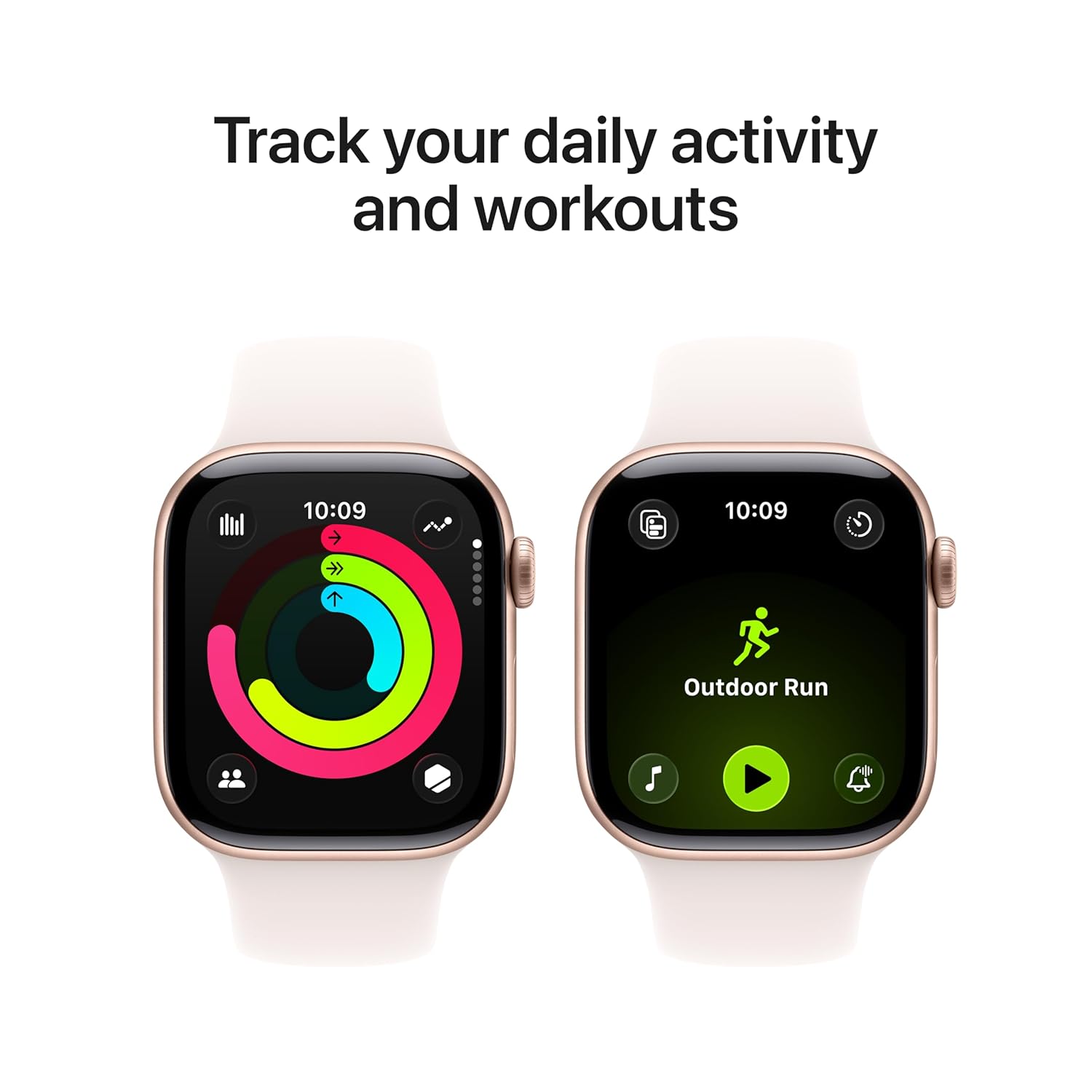 Apple Watch Series 11 Aluminium Case with Sport Band - 42mm, GPS, Rose Gold Aluminium Case
