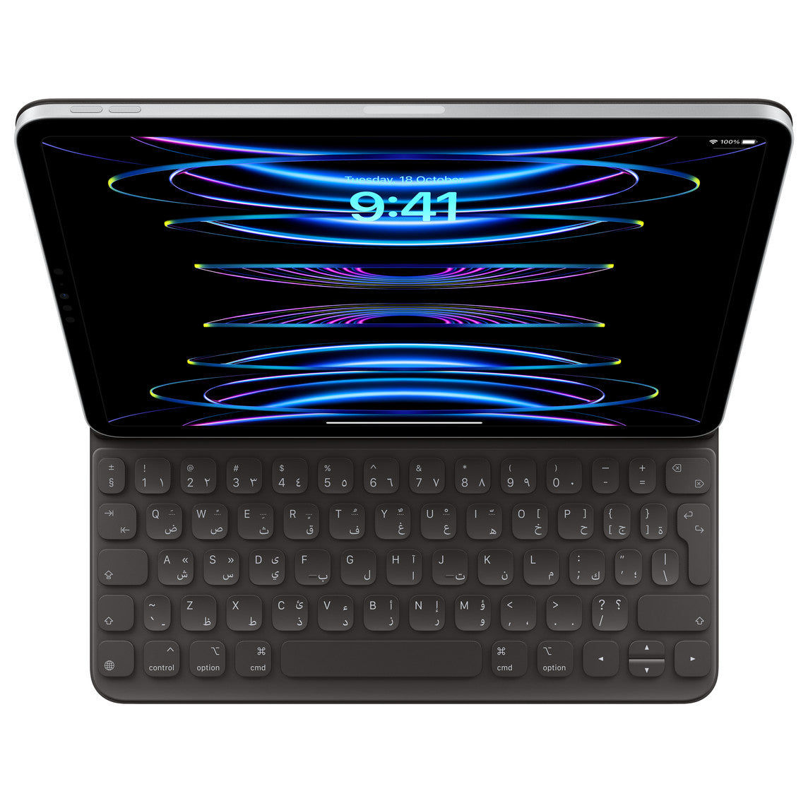Apple Smart Keyboard Folio for iPad Pro 11 inch,  Grey, MXNK2AB/A, Middle East Version