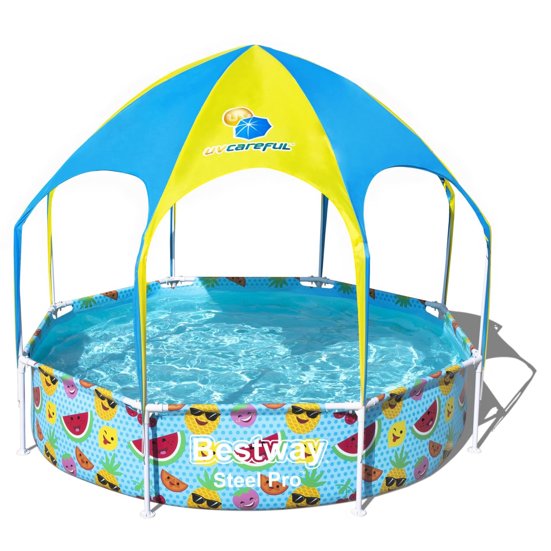 Bestway Steel Pro UV Careful Splash-in-Shade Pool, 244 x 51cm