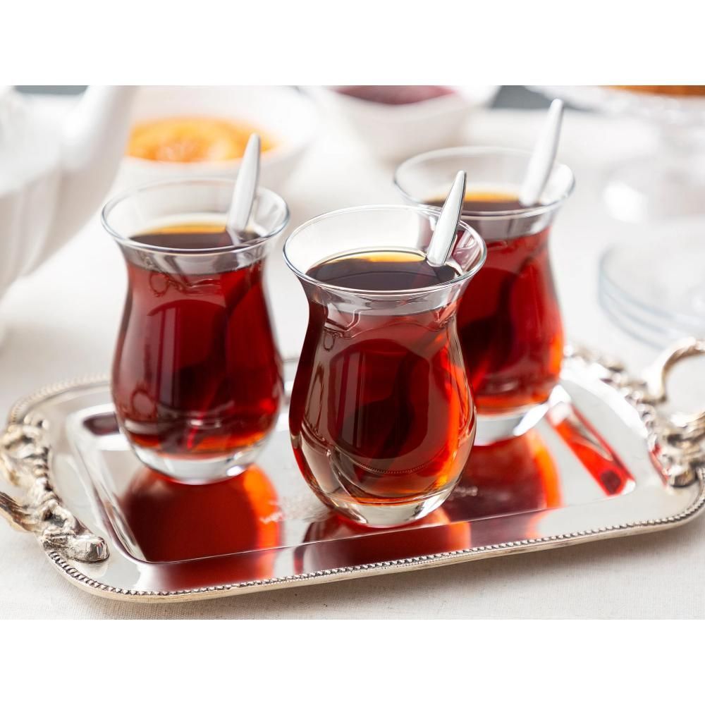 Madame Coco Traditional Turkish Tea Cup Clarette 6-li Tea Cup Set 168 ml