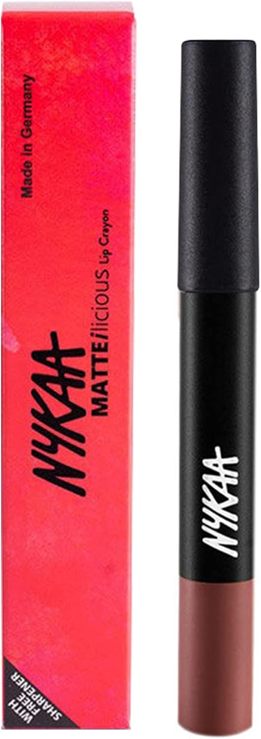 Nykaa Matteilicious lip crayon Next Level Nude04