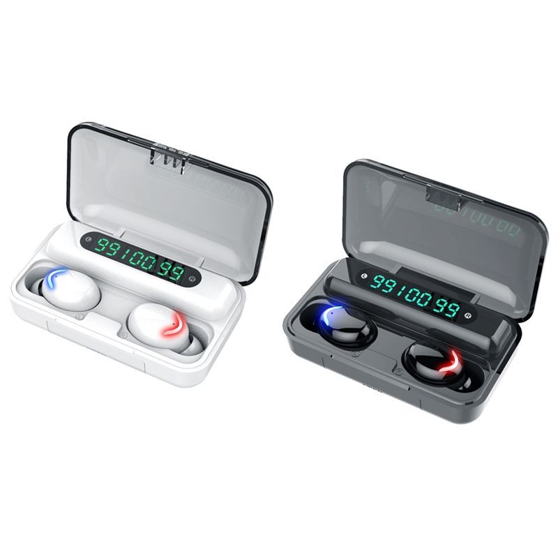 F9-5C Three-screen Digital Display Bluetooth Earphone