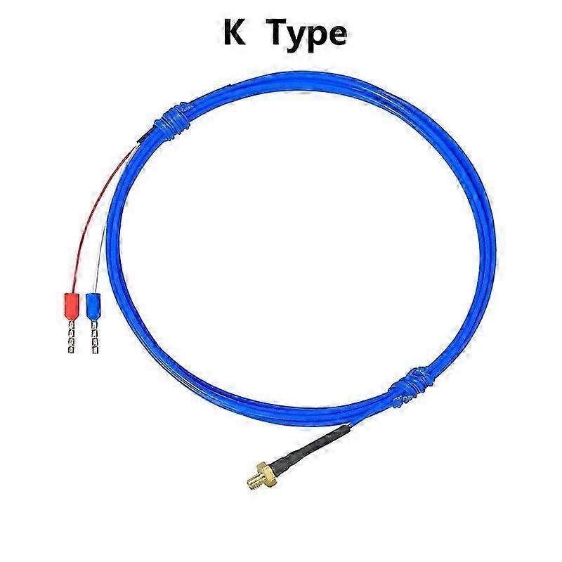 Ftarb03 K/pt100 Type M3 M4 Bolt Head 0.12m 0.5m 1m 1.5m 2m 3m Plastic Cable 3d Printer Thermocouple Screw Temperature Sensor