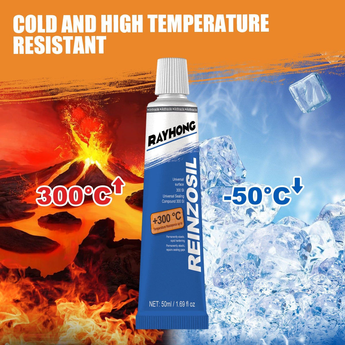 Auto Parts Sealant, Fast Hardening, High Temp Resistance, Leakproof Bonding ,50ml
