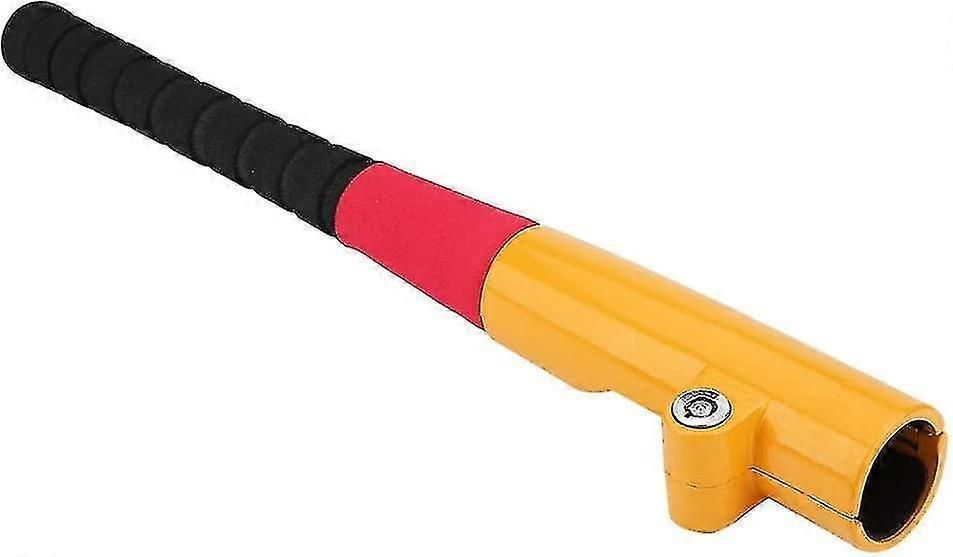 Steering Wheel Lock Universal Car Anti-theft Lock Car Truck Steering Wheel Lock (yellow Red) (1pcs)