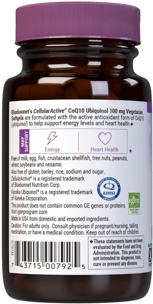 BlueBonnet UBIQUINOL 100MG 30S