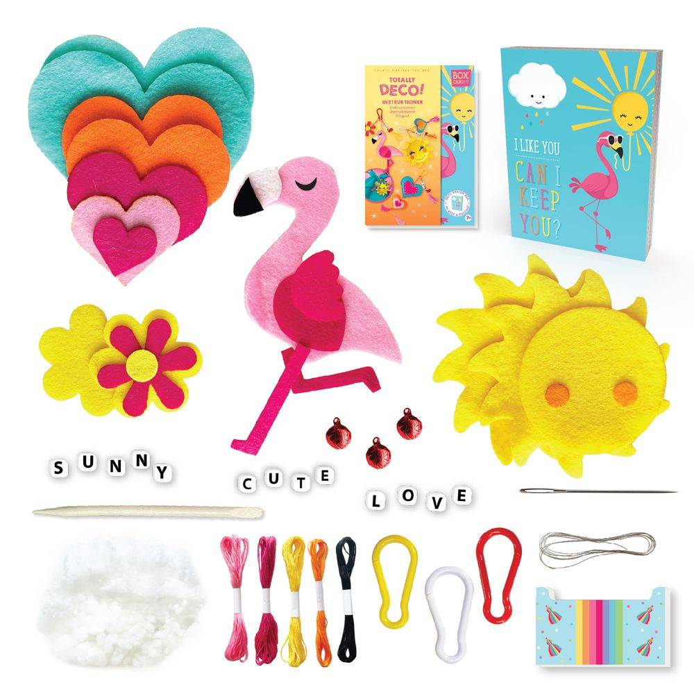 Box CanDIY Totally Deco! Backpack Charms Felt Art Kit, 7+ years