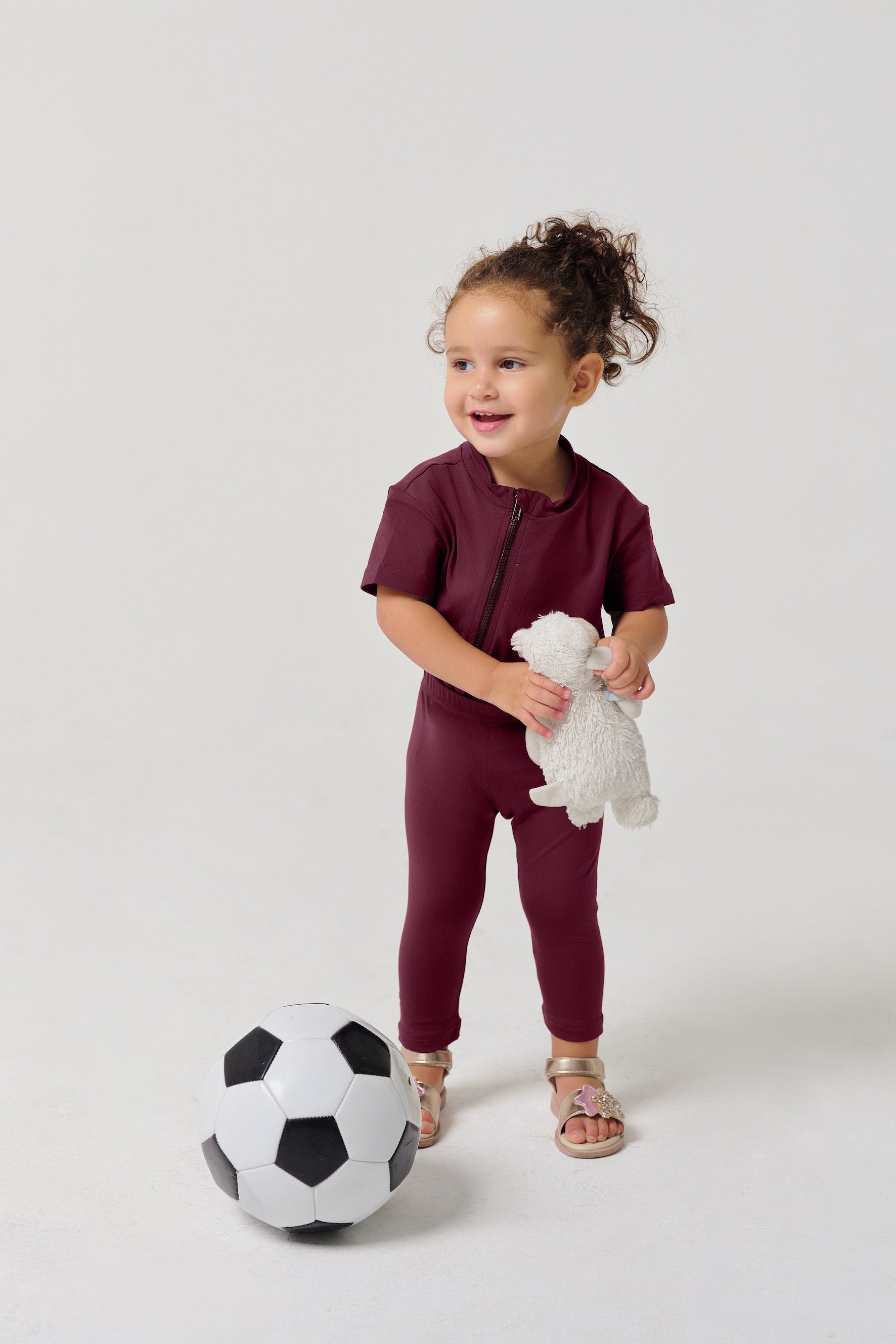 MULU Classic Unisex Baby Tights - Maroon
