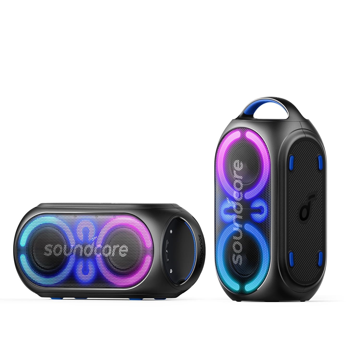 Anker Soundcore Rave Party 2 Portable Bluetooth Speaker, Dual Drivers, LED Light Show, 24H Playtime, Black
