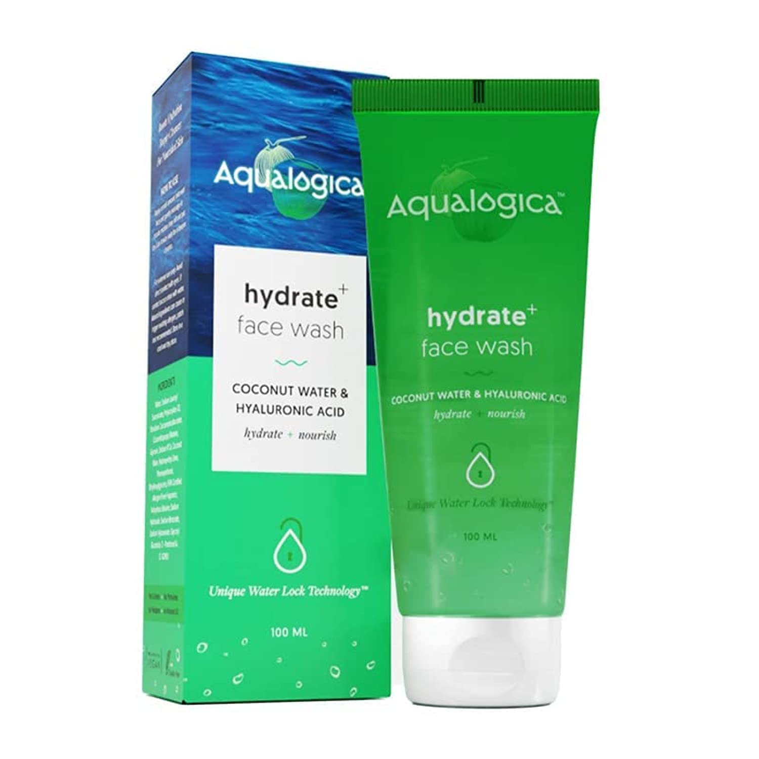 Aqualogica Hydrate+ Face Wash With Hyaluronic Acid & Coconut Water Skin 100ml