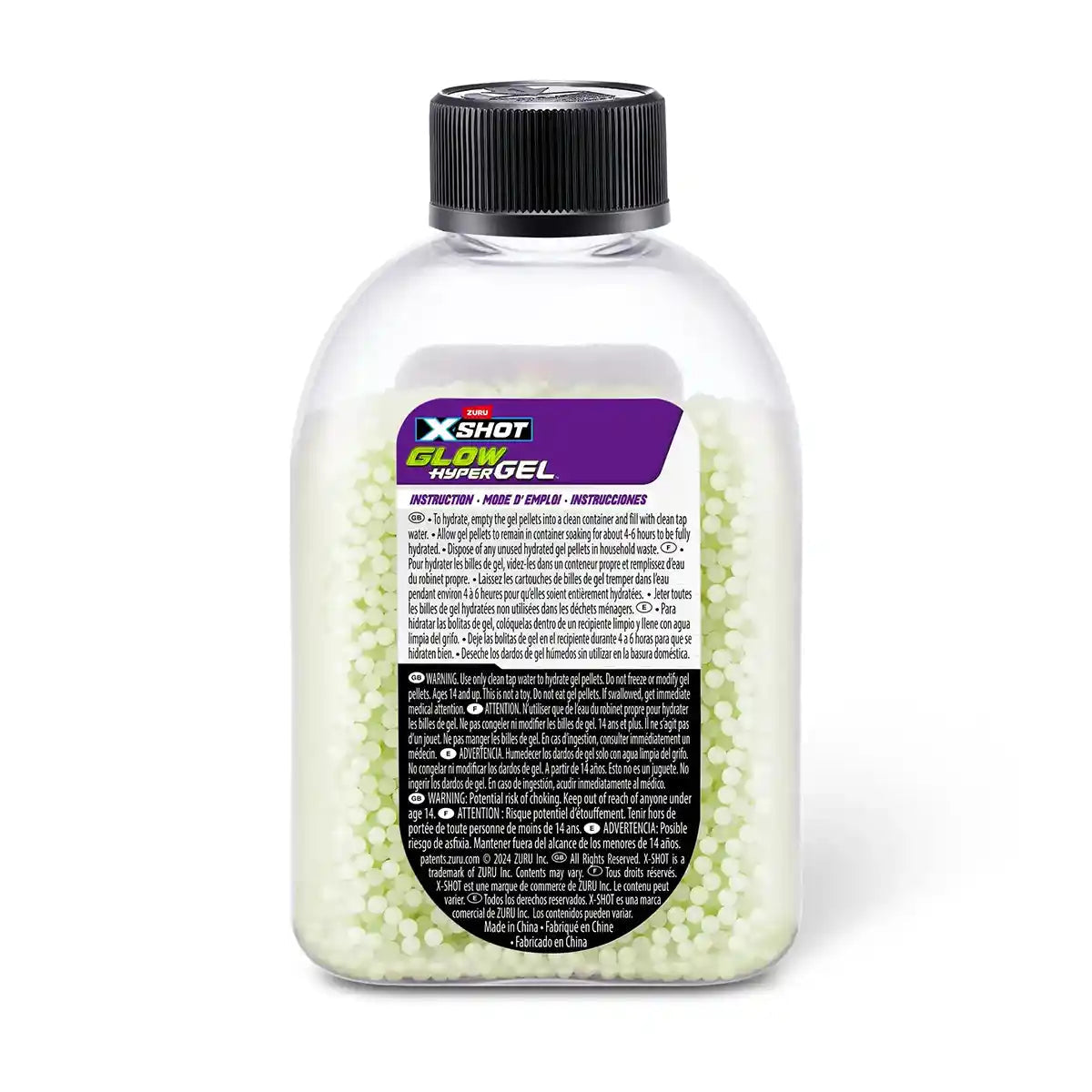 X-Shot Hyper Gel Glow In The Dark Gellet Refill (15,000pcs)