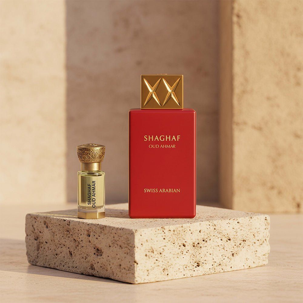 SHAGHAF OUD AHMAR PERFUME + OIL