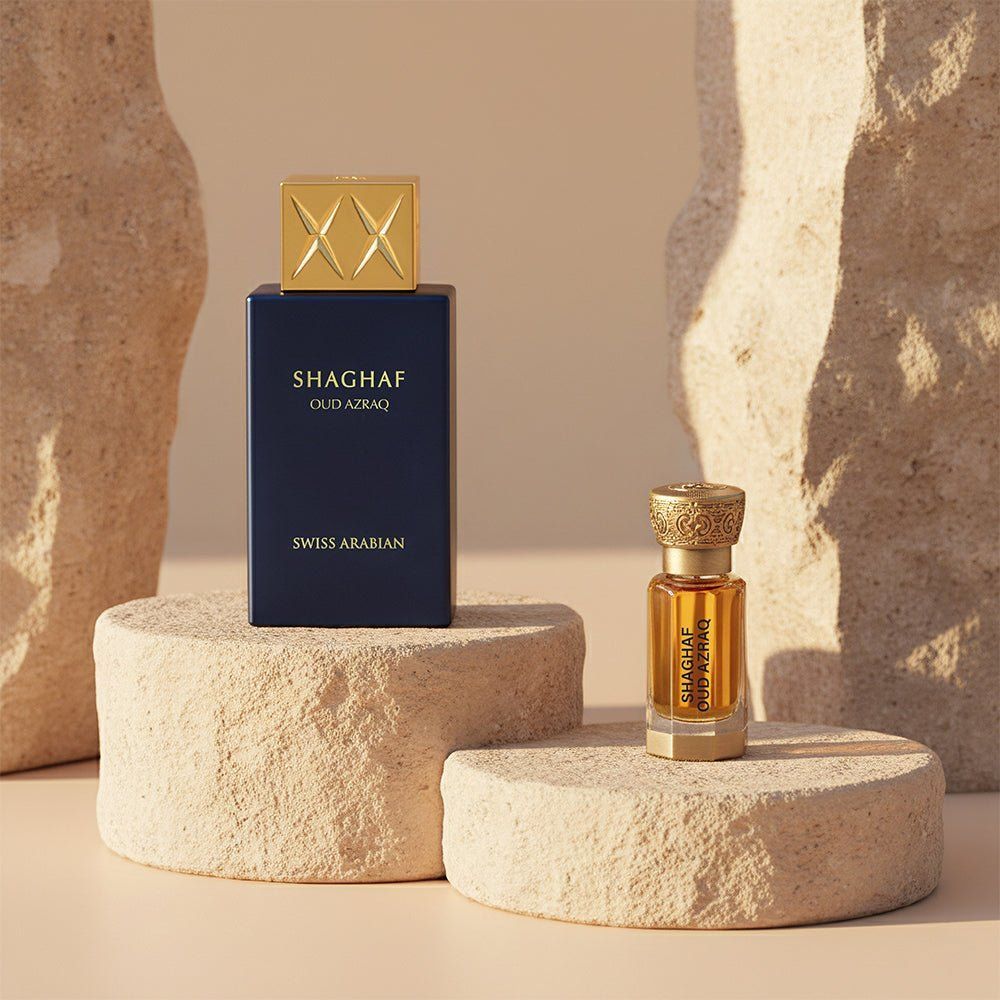 SHAGHAF OUD AZRAQ PERFUME + OIL