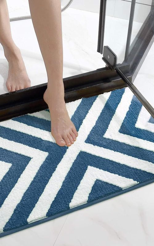 AIESY® Beautiful Luxury Rectangle Quick Dry Bath Mat