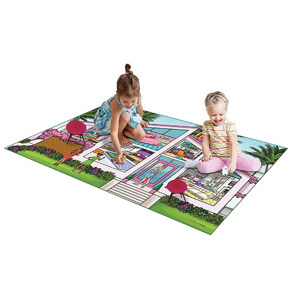 BARBIE DREAM HOUSE JUMBO MEGAMAT - 6PC PDQ