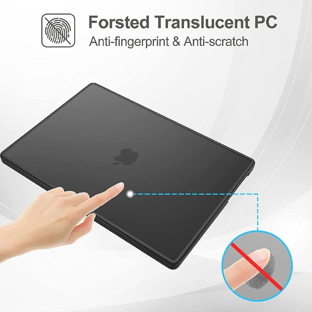 Blupebble Frost Snap Shell Protective Case for MacBook Air 15-inch M2/M3